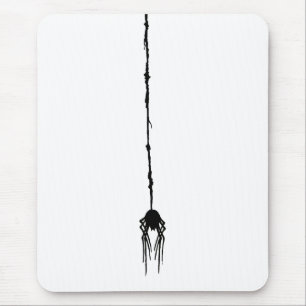 Dead Smoshed Spider Hanging via het web Muismat