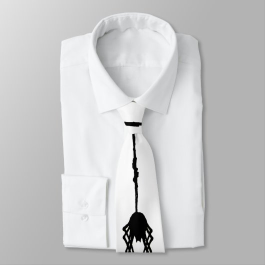 Dead Smoshed Spider Hanging via het web Stropdas (Gebonden)