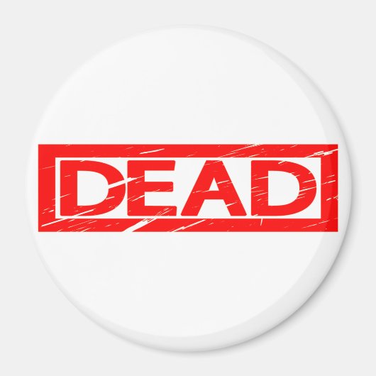 Dead Stamp Magneet (Voorkant)