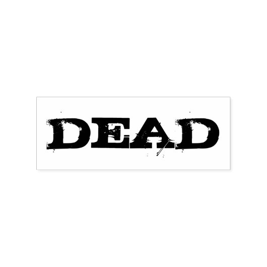 Dead Stamp Rubberstempel (Gestempeld)