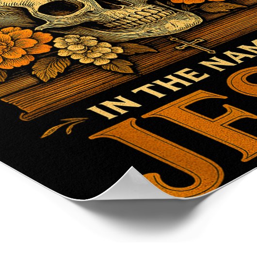 Dead Things Come Alive Name Of Jesus Christian Hal Poster (Hoek)