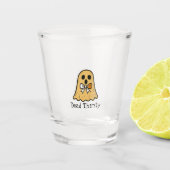 Dead Thirsty – Custom Halloween Shot Glass Glas (Voorkant)