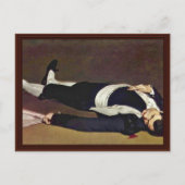 Dead Toreador door Manet Edouard Briefkaart (Voorkant)