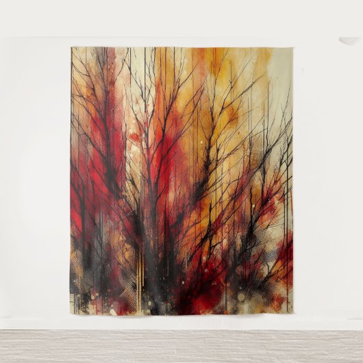 Dead Tree 1 - Waterverf Wandkleed (Voorkant)