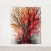 Dead Tree 2 - Waterverf Wandkleed (Voorkant)