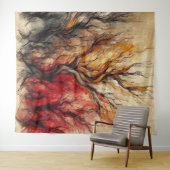 Dead Tree 3 - Waterverf Wandkleed (In Situ (horizontaal))