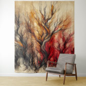 Dead Tree 3 - Waterverf Wandkleed (In situ)