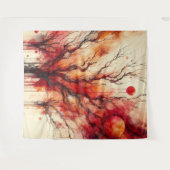 Dead Tree 4 - Waterverf Wandkleed (Voorkant (horizontaal))