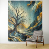 Dead Tree 5 - Waterverf Wandkleed (In situ)