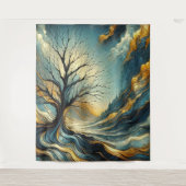 Dead Tree 5 - Waterverf Wandkleed (Voorkant)