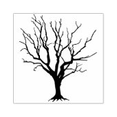 Dead Tree Silhouette Halloween Rubberstempel (Afrduk)