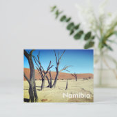 Dead Vlei, Namibië Briefkaart (Staand voorkant)