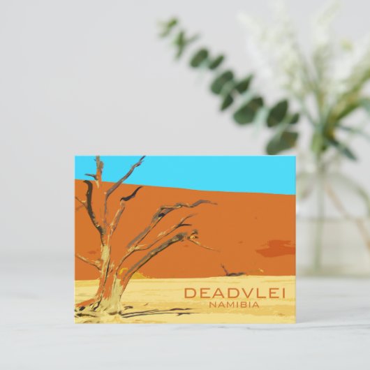 Dead Vlei, Namibië Briefkaart (Staand voorkant)