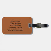 Dead Vlei Namibië landschapsfoto met tekst Bagagelabel (Achterkant horizontaal)