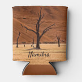 Dead Vlei Namibië landschapsfoto met tekst Blikjeskoeler (Voorkant)