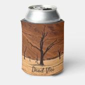 Dead Vlei Namibië landschapsfoto met tekst Blikjeskoeler (Blikje Achterkant)