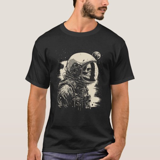 Dead Void Dead Astronaut Cosmic Horror Illustratio T-shirt (Voorkant)