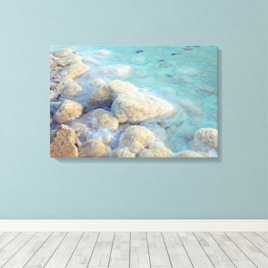 Dead Zee Israel Canvas Afdruk (Insitu (Houten vloer))