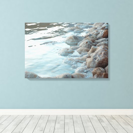 Dead Zee Israel Canvas Afdruk (Insitu (Houten vloer))