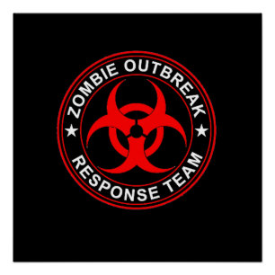 Dead Zombie Outbreak Response Team Walend Poster