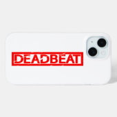 Deadbeat Stamp Case-Mate iPhone Case (Achterkant (horizontaal))