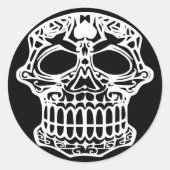 Deadhead Ronde Sticker (Voorkant)