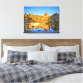 Deadhorse Lake Sunrise - Sierra Canvas Afdruk (Insitu (Slaapkamer))
