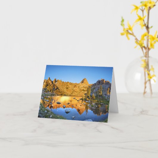 Deadhorse Lake Sunrise - Sierra Kaart (Gele Bloem)