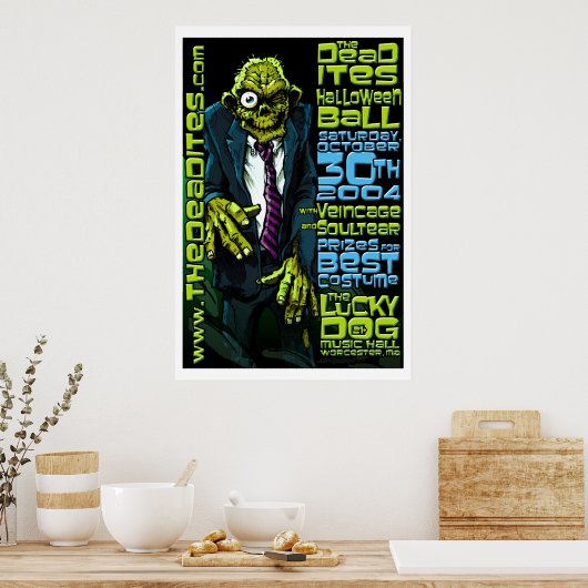 Deadites Halloween Ball Poster (Keuken)
