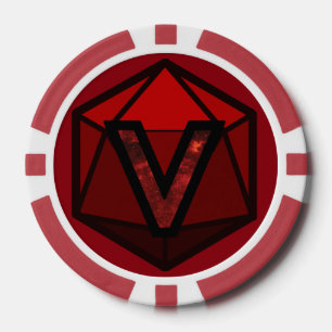 DEADLANDS - Red Team Poker Chip