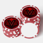 DEADLANDS - Rode Team Poker Chip (Opstapeling)