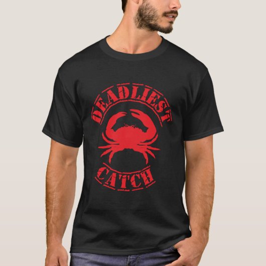 Deadliest Catch Alaskan Crab Fisherman Sticker T-shirt (Voorkant)