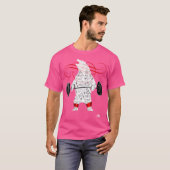 Deadlift Beer T Shirt Gewichtheffen Training (Voorkant volledig)