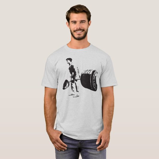 Deadlift Bodybuilding Powerlifting T-shirt (Voorkant volledig)