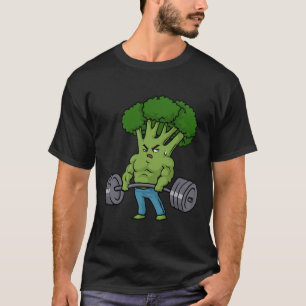 Deadlift Broccoli Gym Fitness Motivatie Bodybuild T-shirt