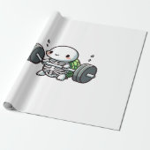 Deadlift Cute Turtle Classic T-Shirt Cadeaupapier (Uitgerold)