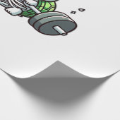 Deadlift Cute Turtle Classic T-Shirt Cadeaupapier (Hoek)