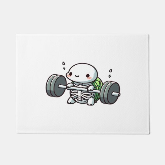 Deadlift Cute Turtle Classic T-Shirt Deurmat (Voorkant)