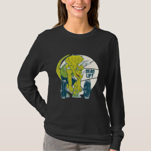 Deadlift Dinosaur - Triceratops Gewichtheffen T-shirt