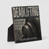 Deadlift - Funny Gym-thema - Nieuwe uitzending Fotoplaat (Voorkant)