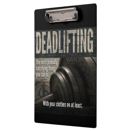 Deadlift - Funny Gym-thema - Nieuwe uitzending Klembord (Links)
