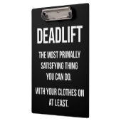 Deadlift - Funny Gym-thema - Nieuwe uitzending Klembord (Links)