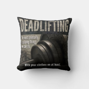 Deadlift - Funny Gym-thema - Nieuwe uitzending Kussen