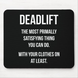 Deadlift - Funny Gym-thema - Nieuwe uitzending Muismat
