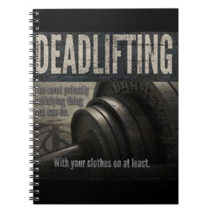 Deadlift - Funny Gym-thema - Nieuwe uitzending Notitieboek