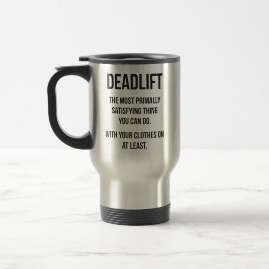 Deadlift - Funny Gym-thema - Nieuwe uitzending Reisbeker (Links)