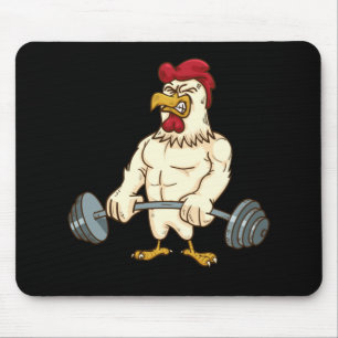 Deadlift Gym Chicken Fitness Bodybuilding Muismat