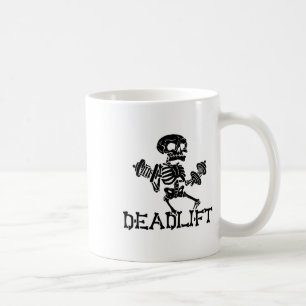 Deadlift Halloween Skelet Workout Bodybuilding G Koffiemok