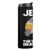 Deadlift Jesus I Christelijke Weightlift Funny Wor Thermosbeker (Gedraaid links)