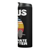 Deadlift Jesus I Christelijke Weightlift Funny Wor Thermosbeker (Geroteerd rechts)